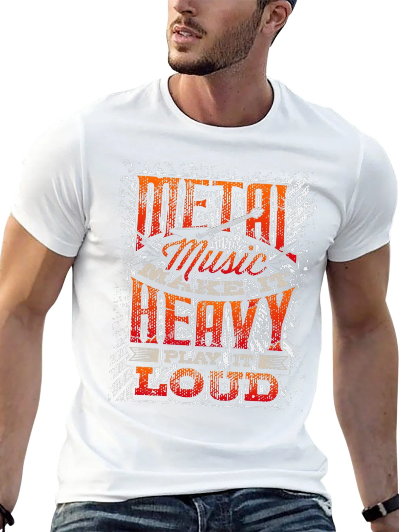 Camiseta Metal Music - Hazlo Pesado Toca Fuerte