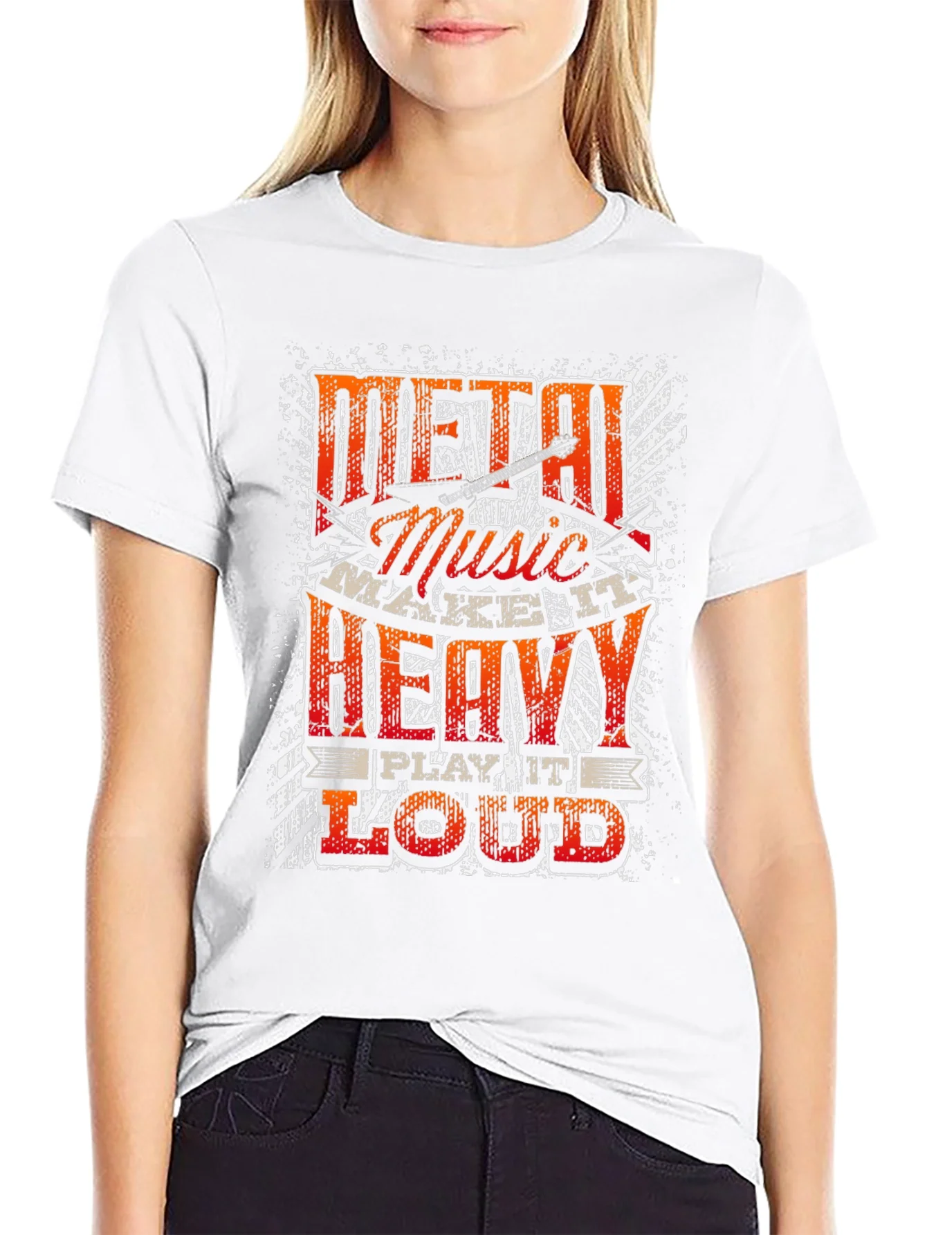 Camiseta Metal Music - Hazlo Pesado Toca Fuerte