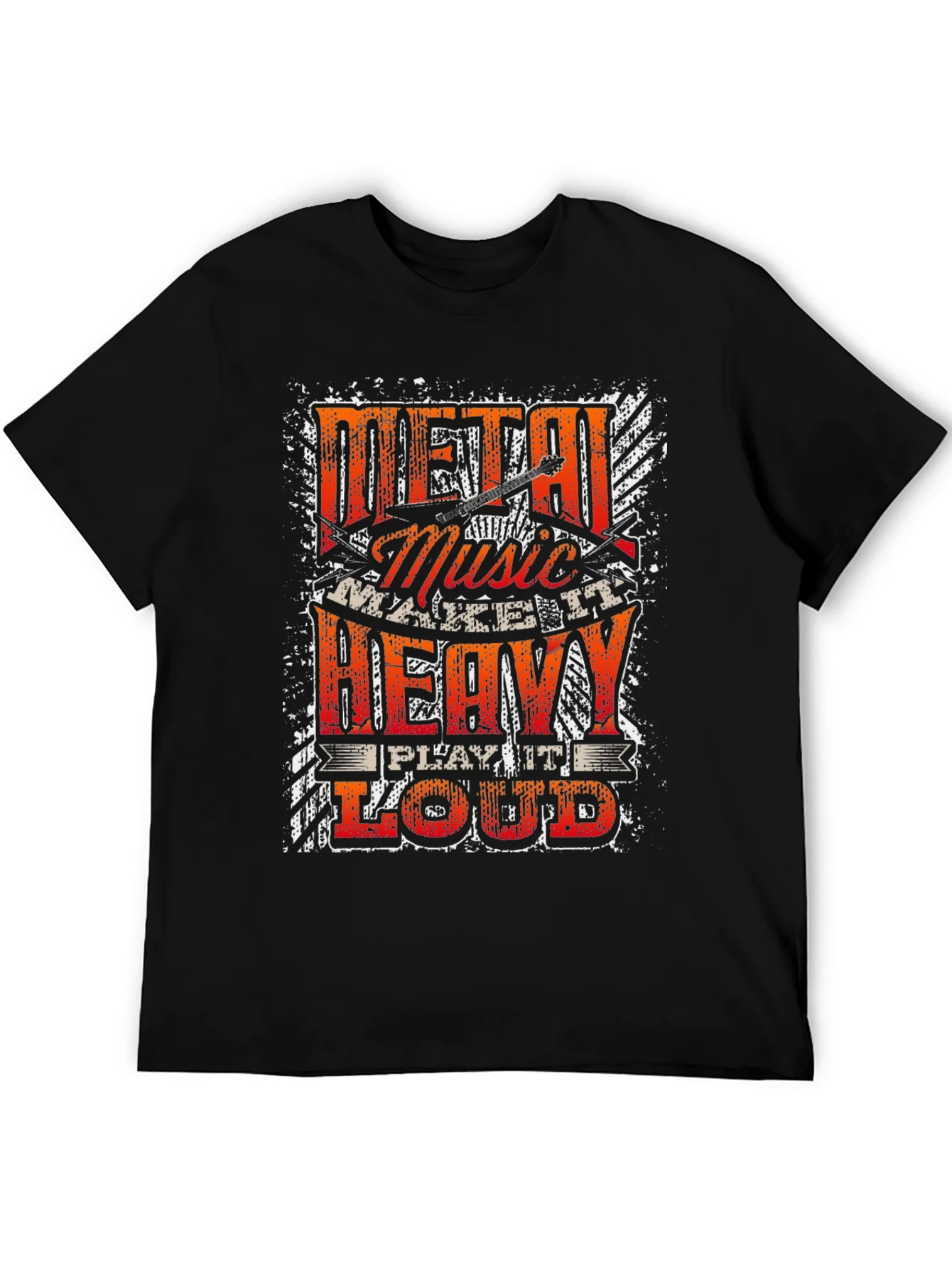 Camiseta Metal Music - Hazlo Pesado Toca Fuerte