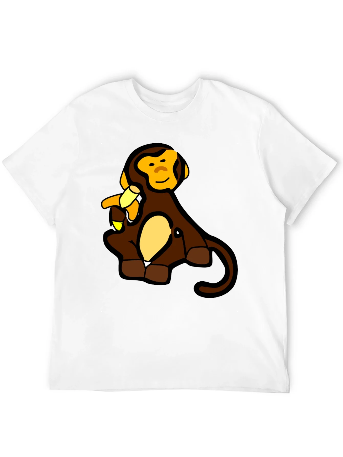 Rebbecca Monkey Banana Graphic T-Shirt - Soft Cotton Blend