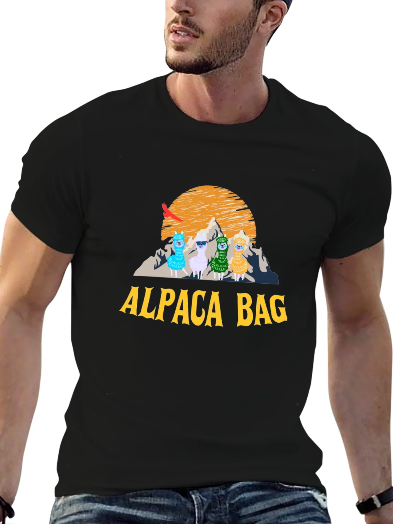 Rebbecca Alpaca Bag Graphic T-Shirt - Stylish Cotton Tee
