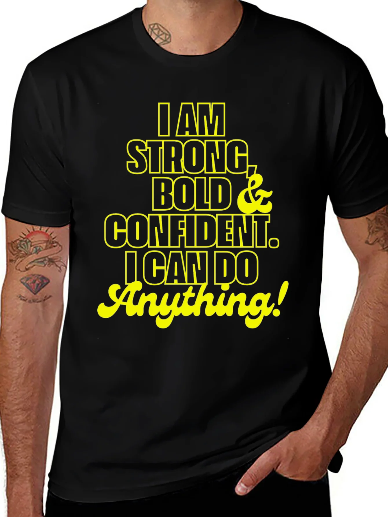 Rebbecca I am Strong Bold Confident T-Shirt
