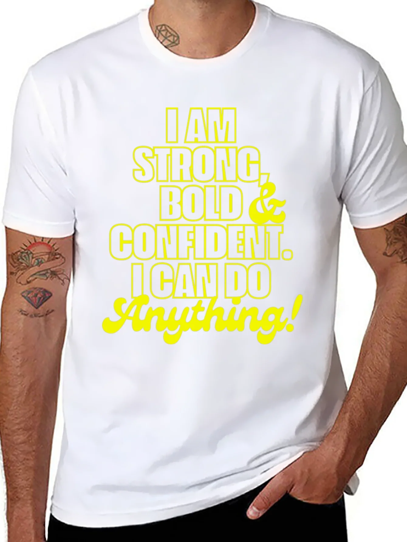 Rebbecca I am Strong Bold Confident T-Shirt