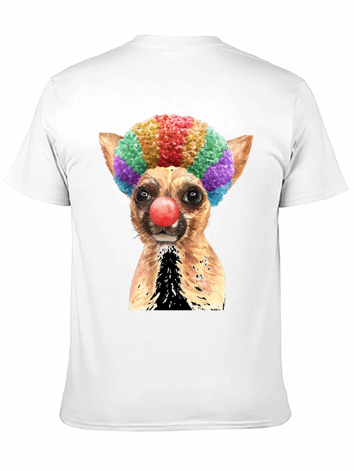 Rebbecca Clown Dog Graphic T-Shirt