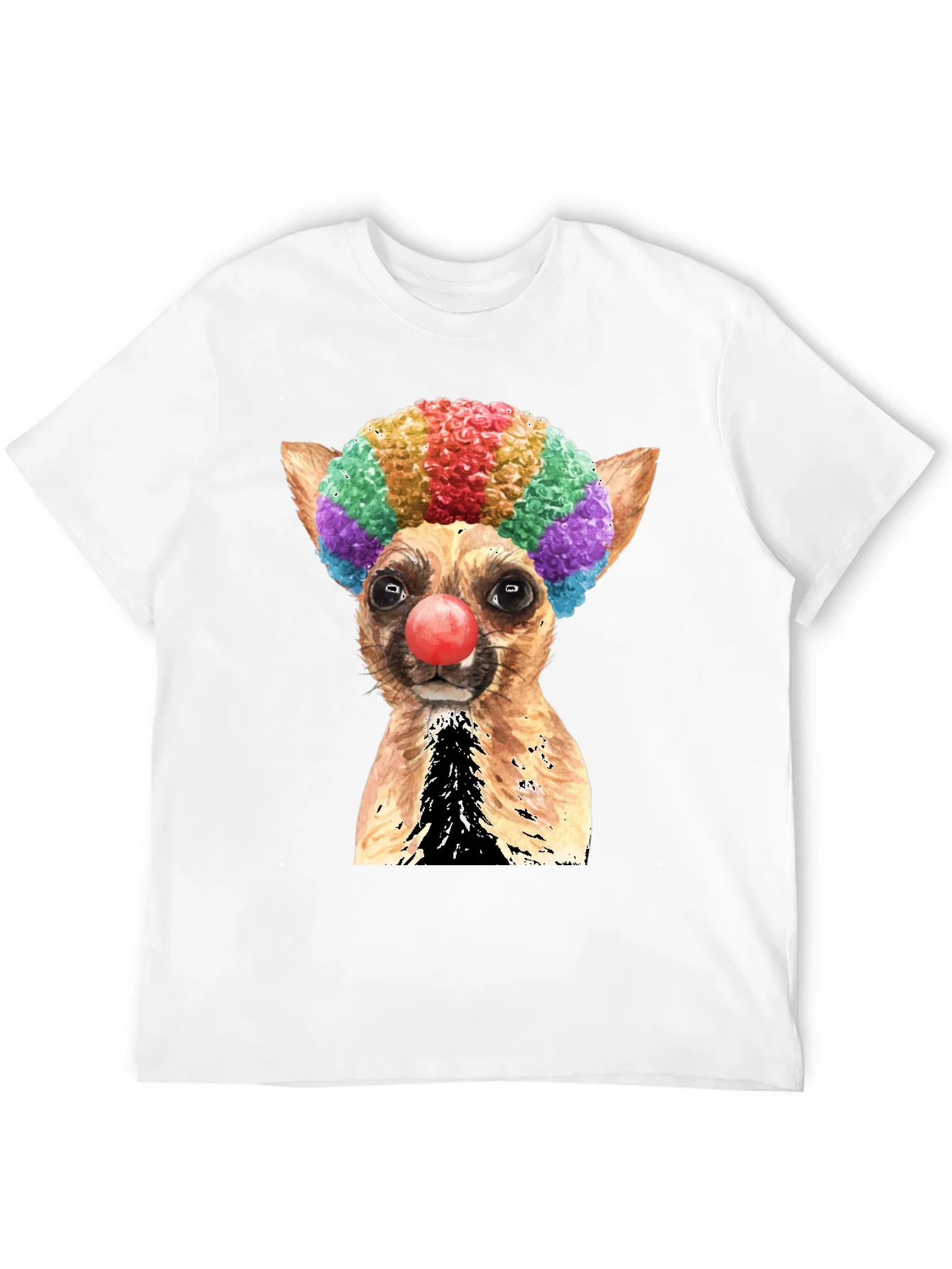 Rebbecca Clown Dog Graphic T-Shirt