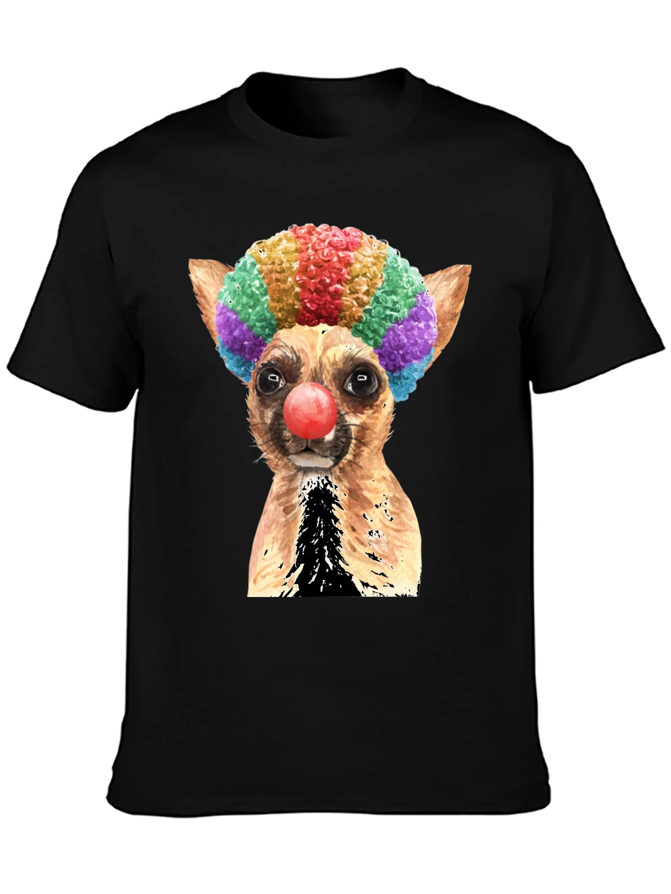 Rebbecca Clown Dog Graphic T-Shirt
