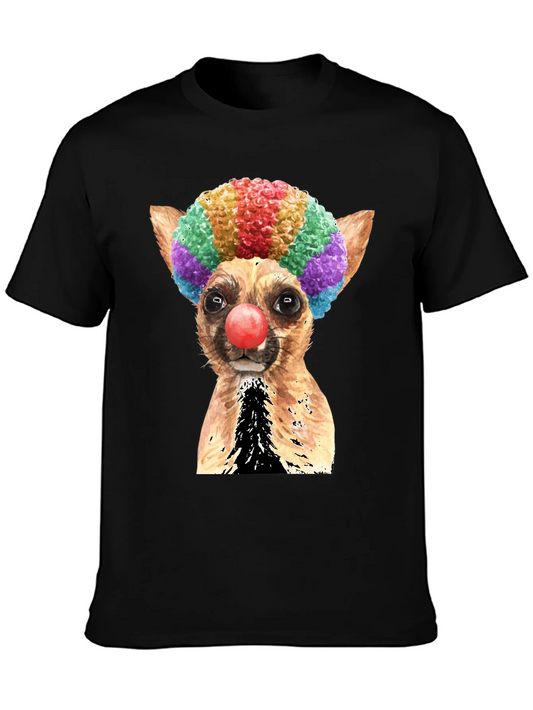 Rebbecca Clown Dog Graphic T-Shirt