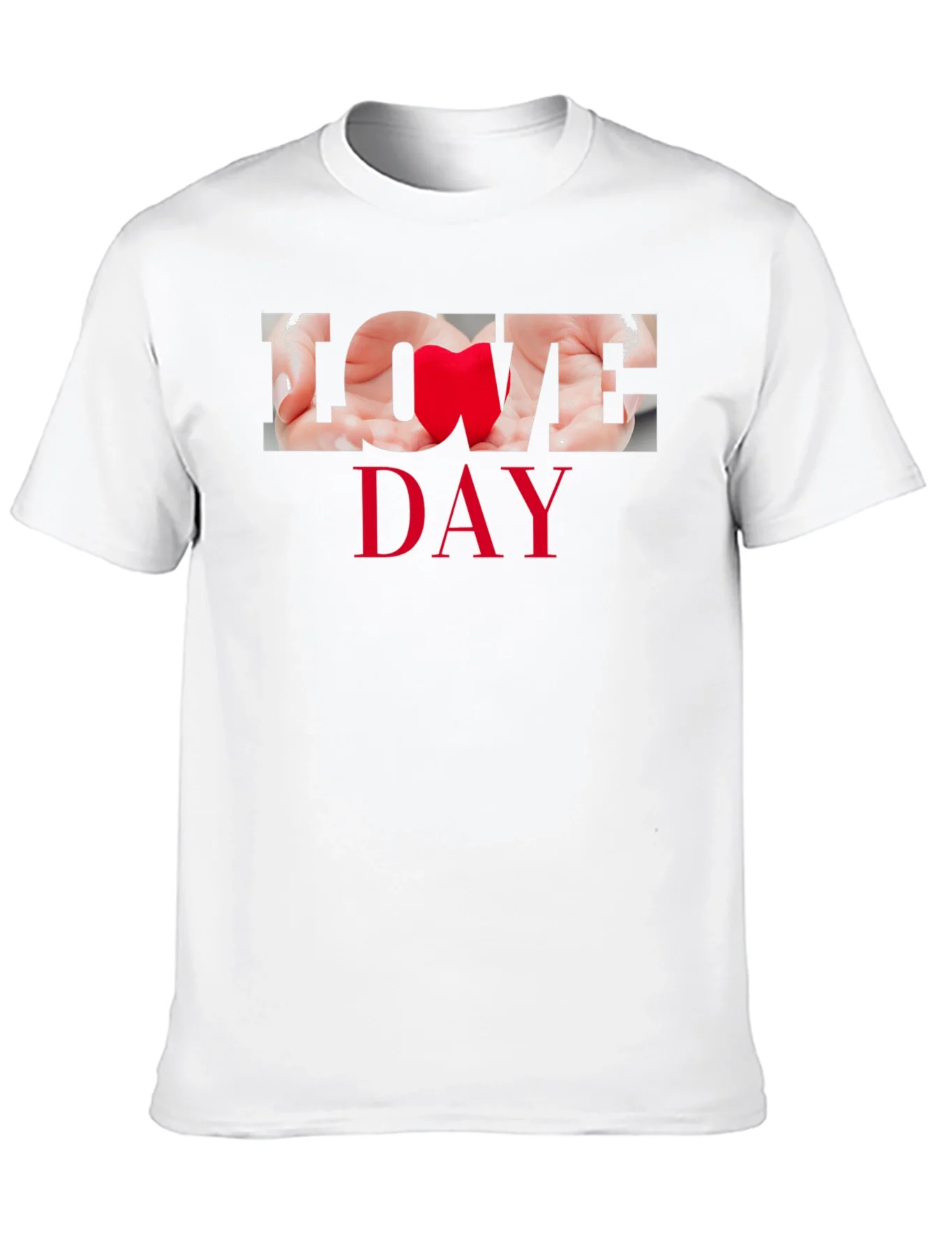 Camiseta Negra Love Day - Expresa tu Amor