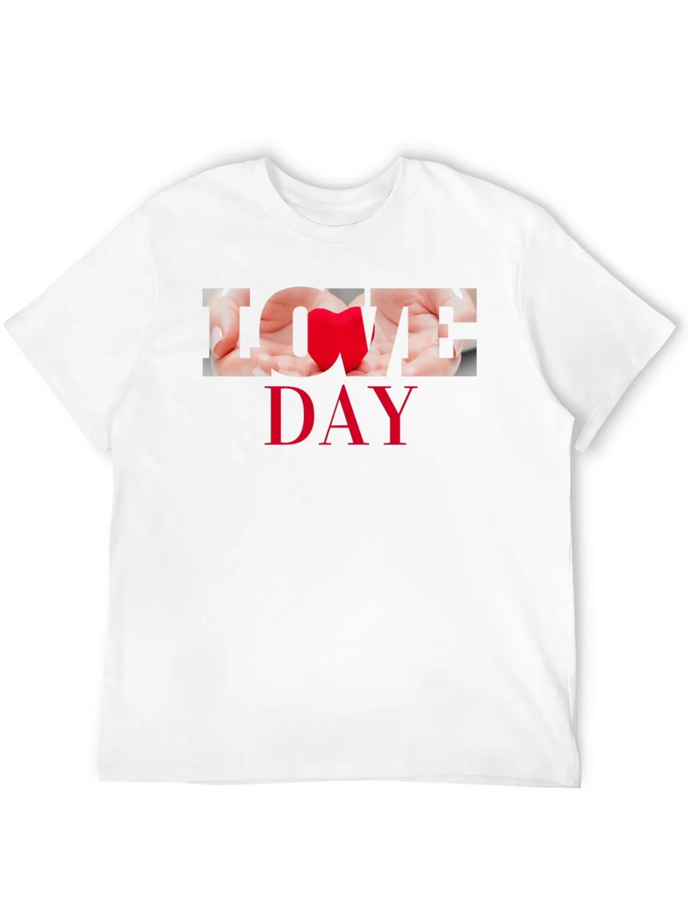 Camiseta Negra Love Day - Expresa tu Amor