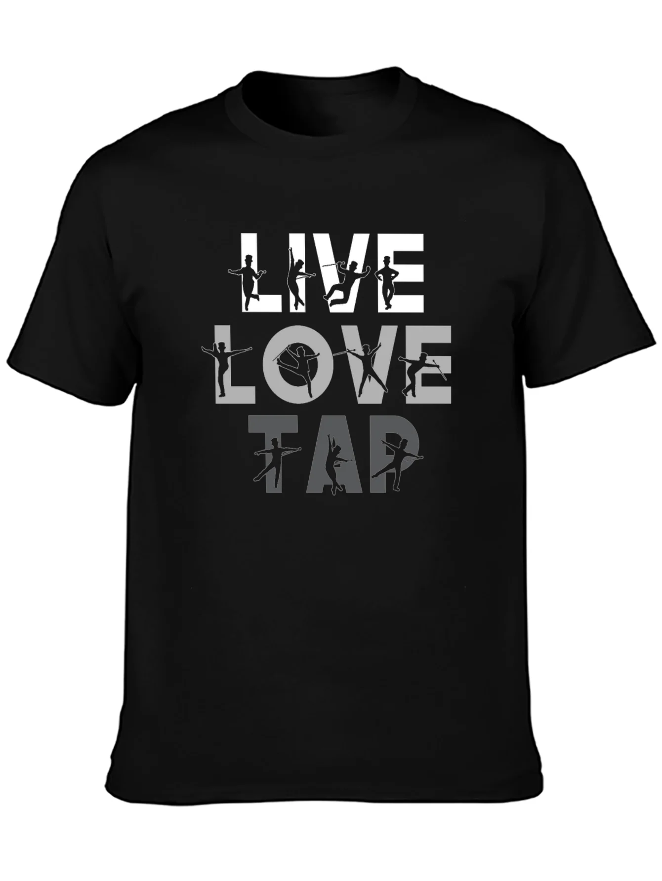 Rebbecca Live Love Tap Dancer T-Shirt - Black