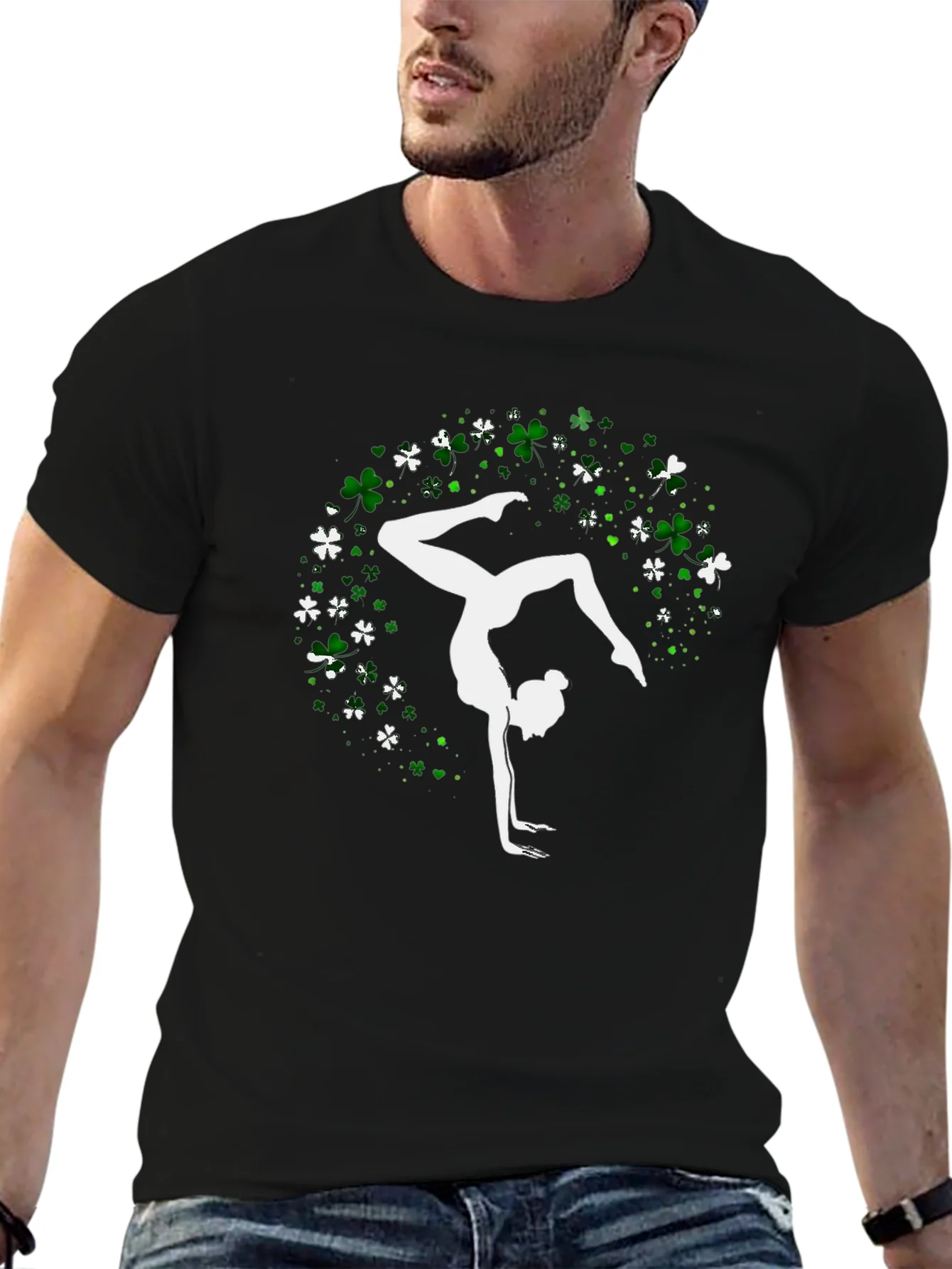 Rebbecca Gymnast Shamrock T-Shirt - St. Patricks Day