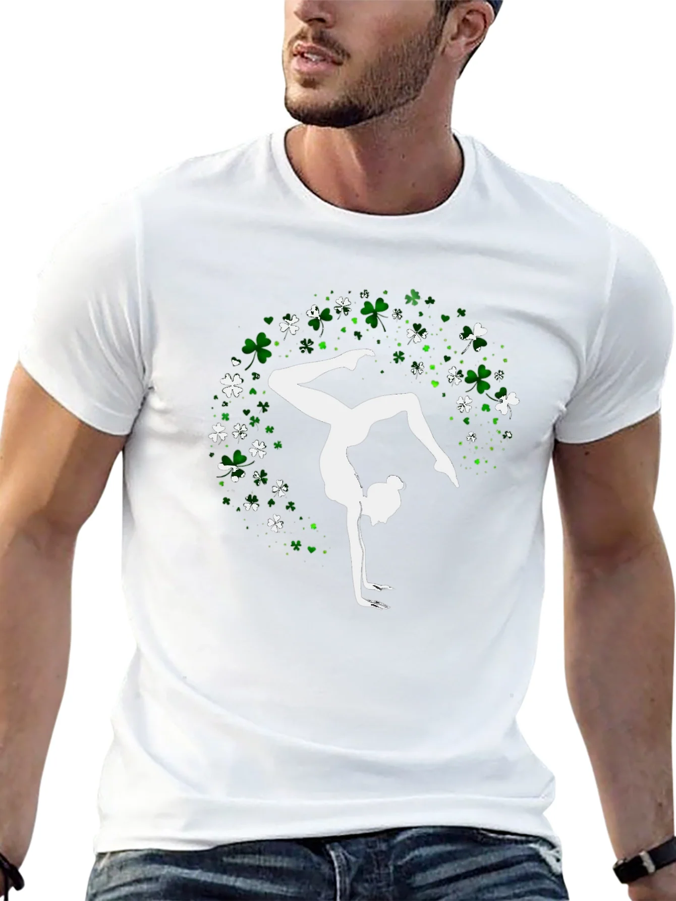 Rebbecca Gymnast Shamrock T-Shirt - St. Patricks Day