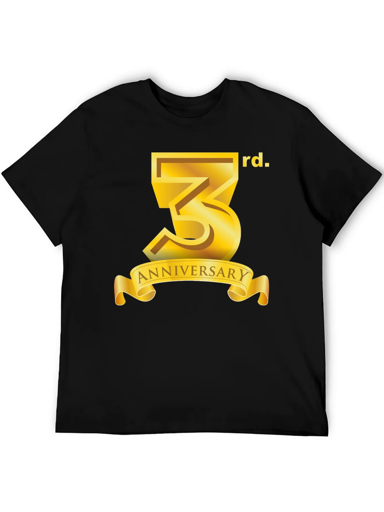 Rebbecca 3rd Anniversary Black T-Shirt