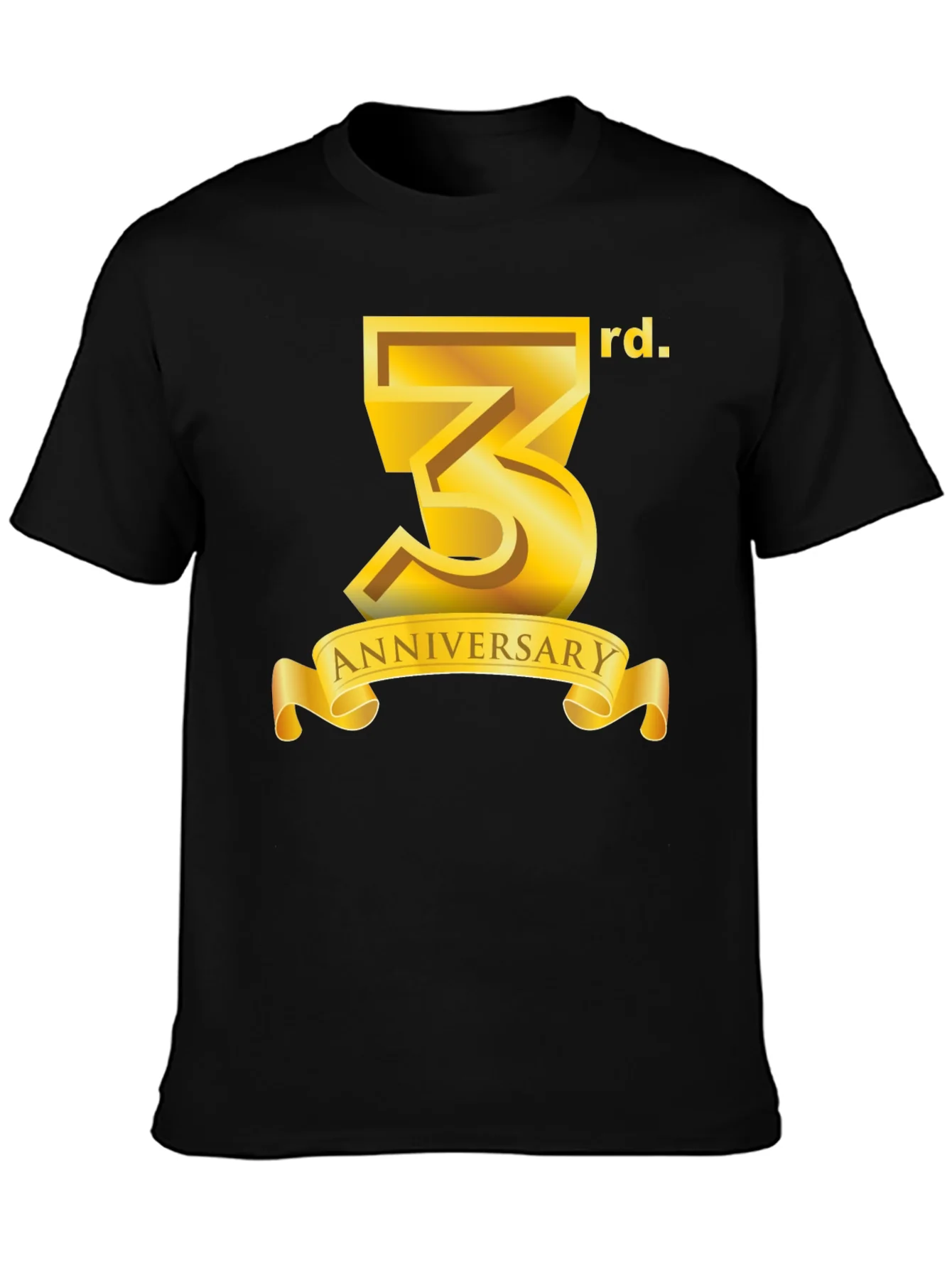 Rebbecca 3rd Anniversary Black T-Shirt