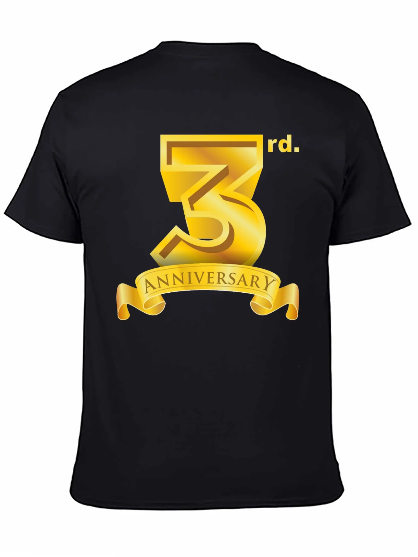 Rebbecca 3rd Anniversary Black T-Shirt