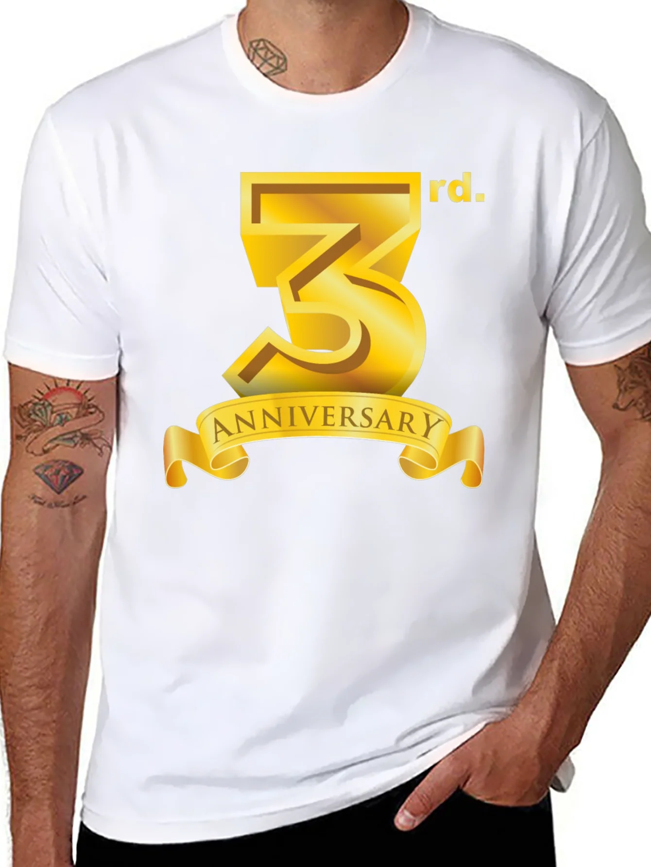Rebbecca 3rd Anniversary Black T-Shirt