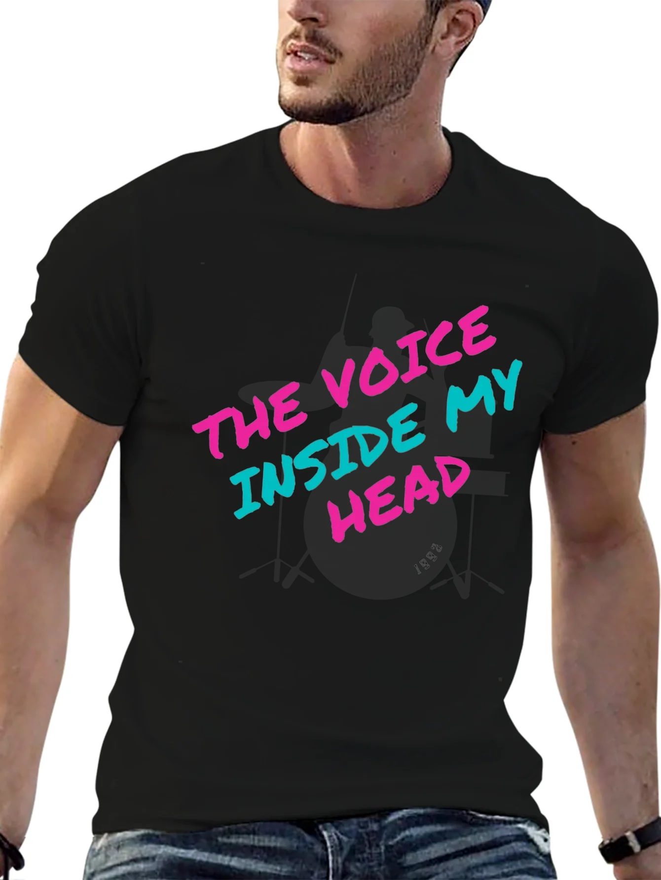 Camiseta Negra The Voice Inside My Head