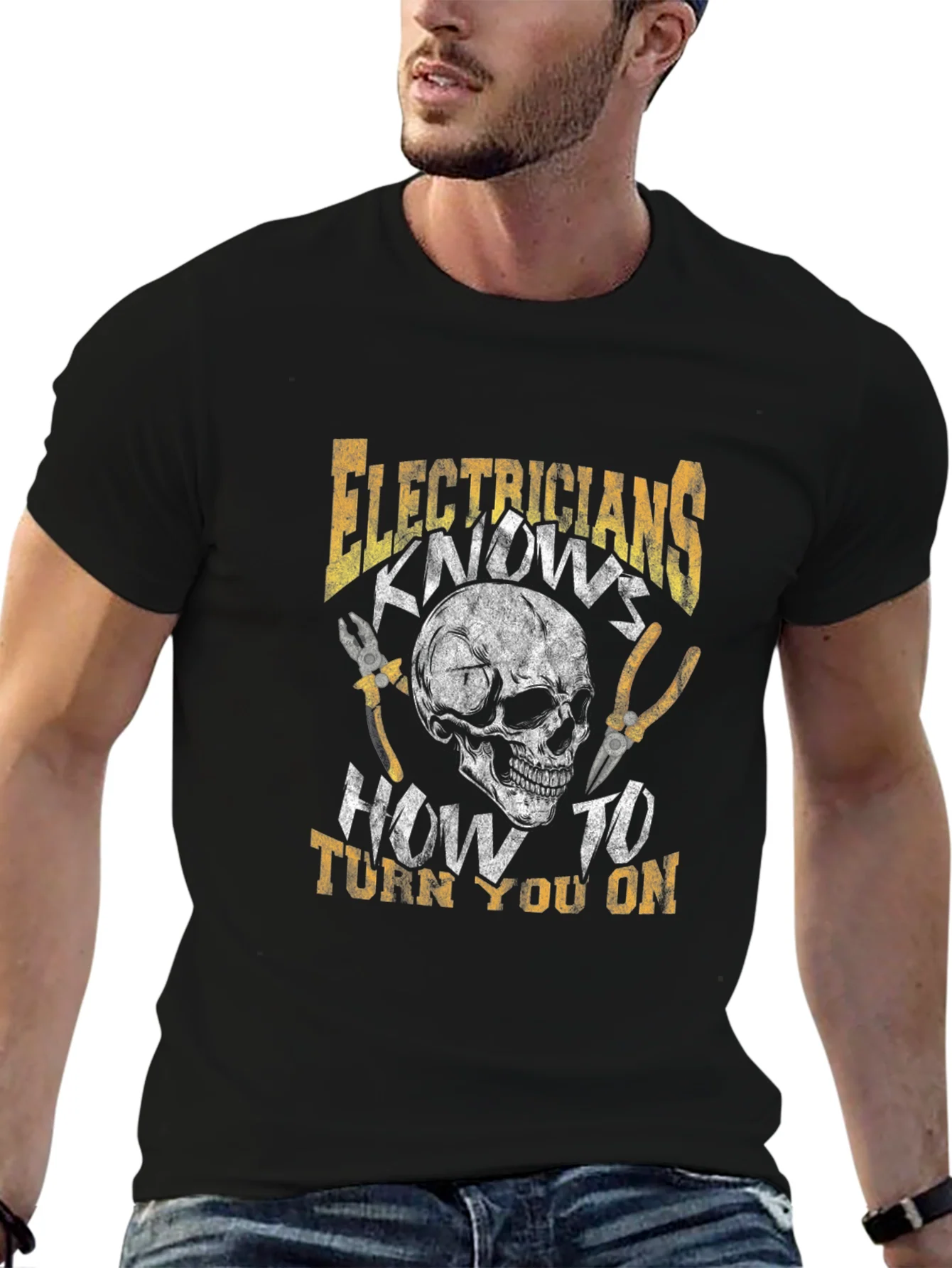 Rebbecca Electrician Humor Graphic T-Shirt