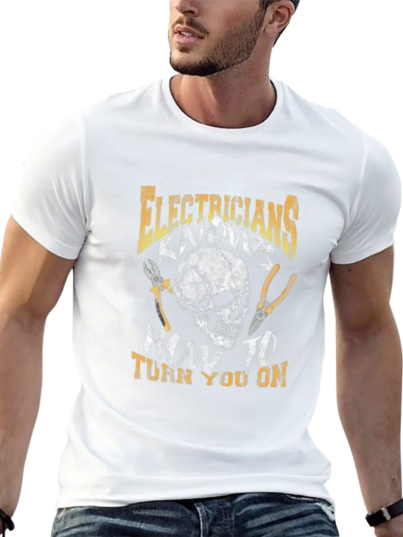 Rebbecca Electrician Humor Graphic T-Shirt