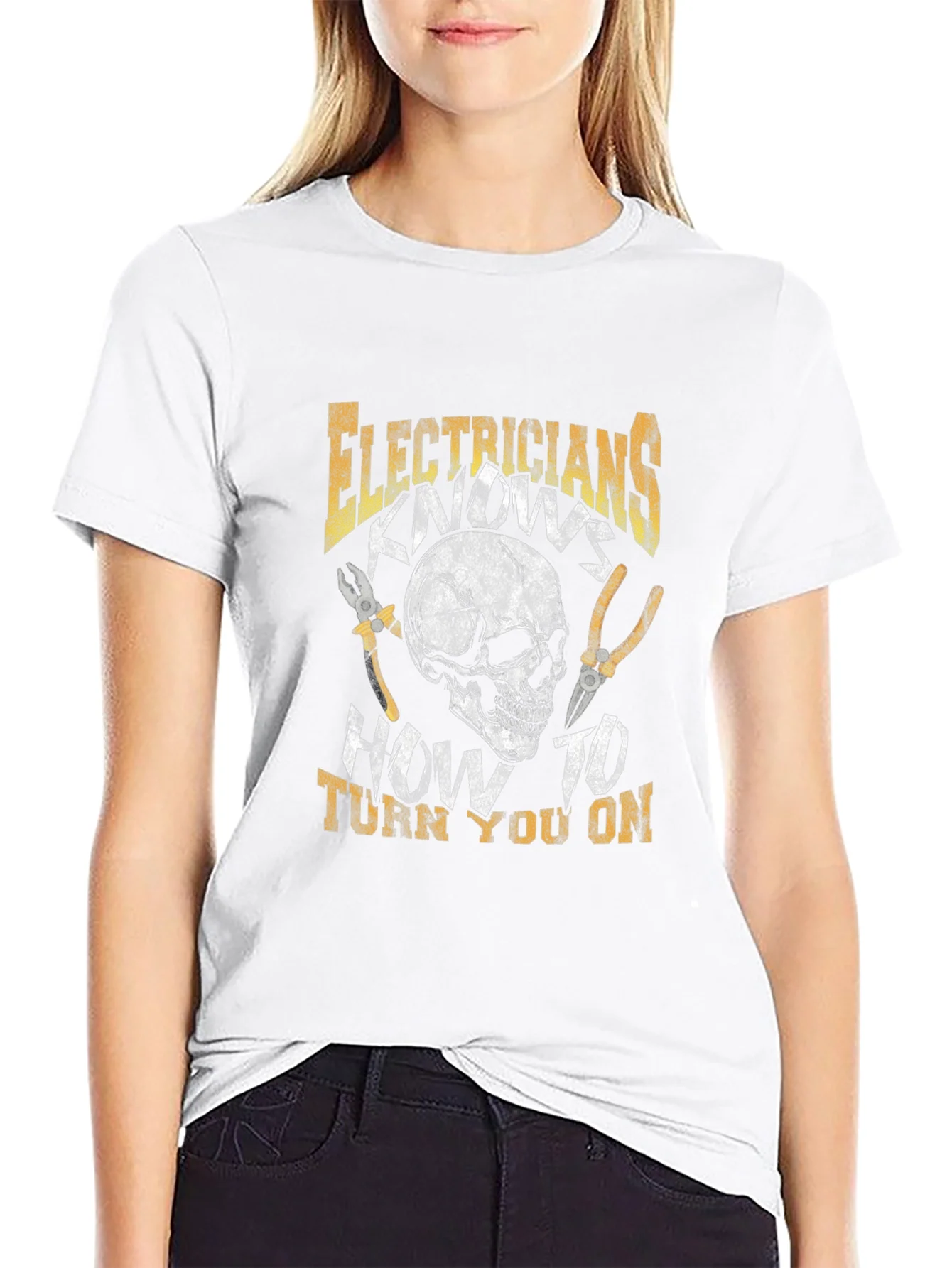 Rebbecca Electrician Humor Graphic T-Shirt