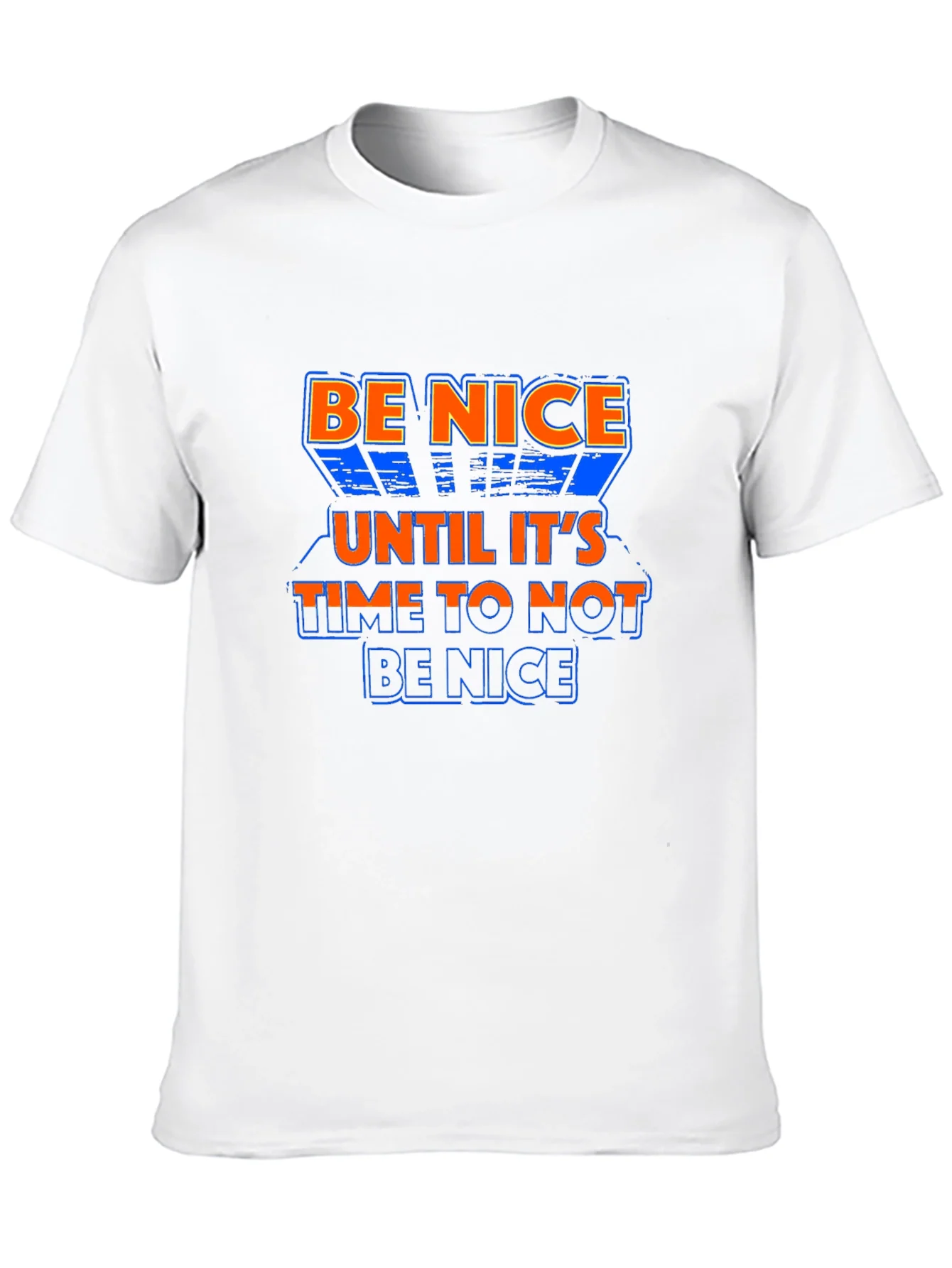 Rebbecca Be Nice Graphic Print Crew Neck T-Shirt