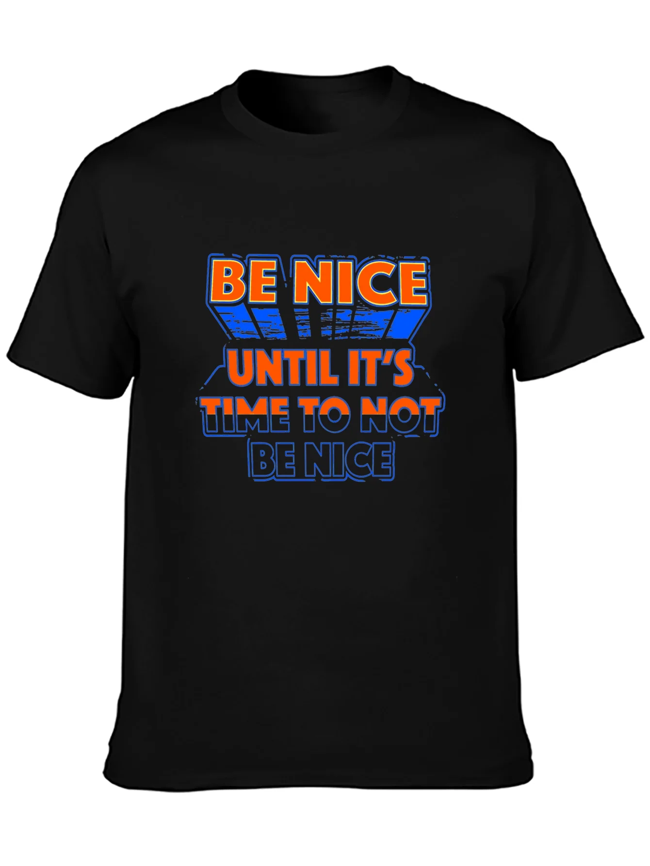 Rebbecca Be Nice Graphic Print Crew Neck T-Shirt