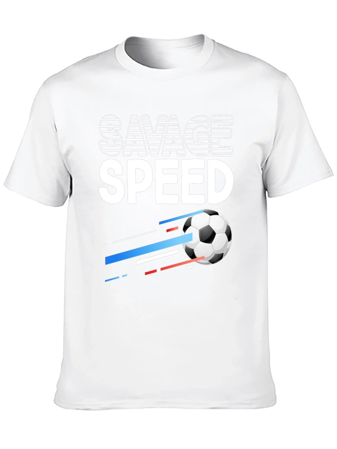 Rebbecca Savage Speed Soccer Ball Graphic Tee - Black