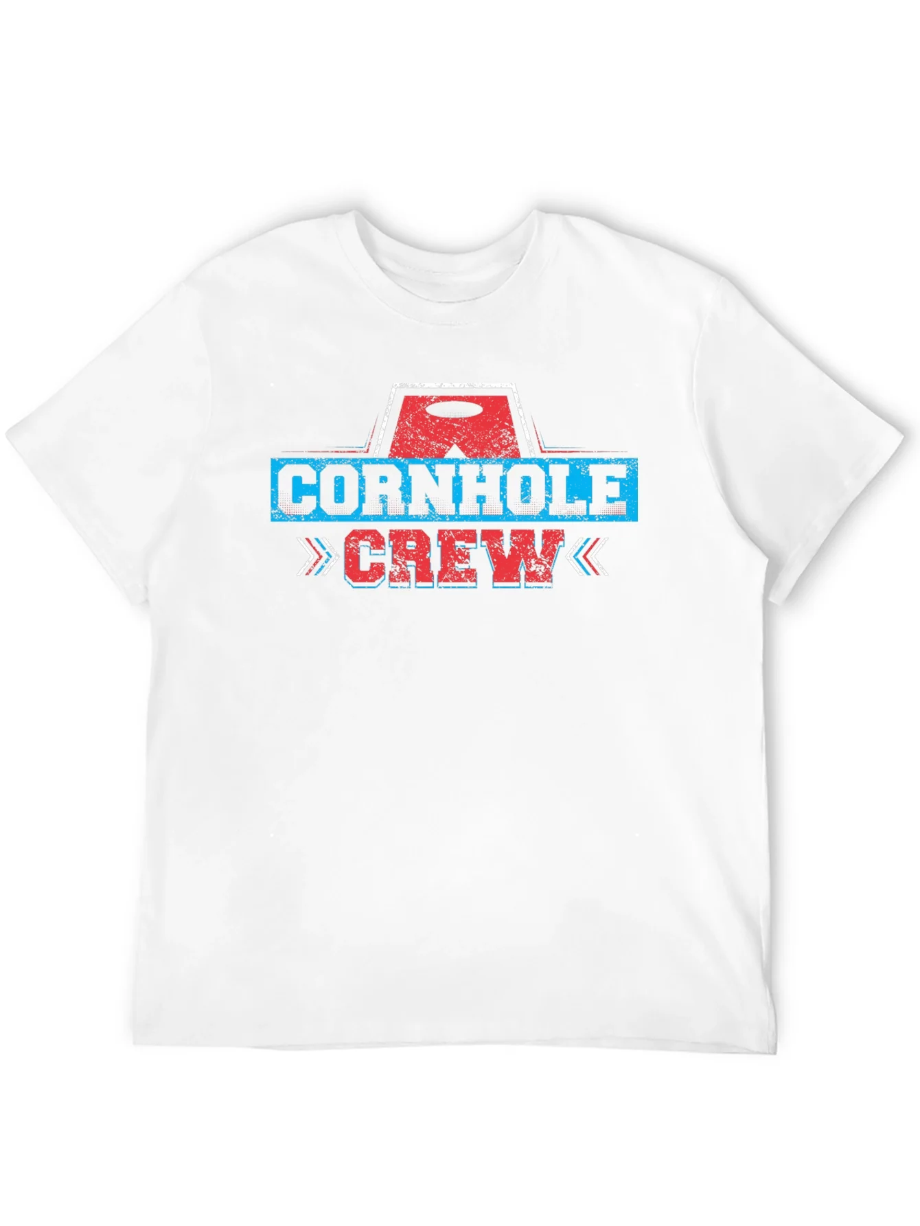 Camiseta Negra Cornhole Crew