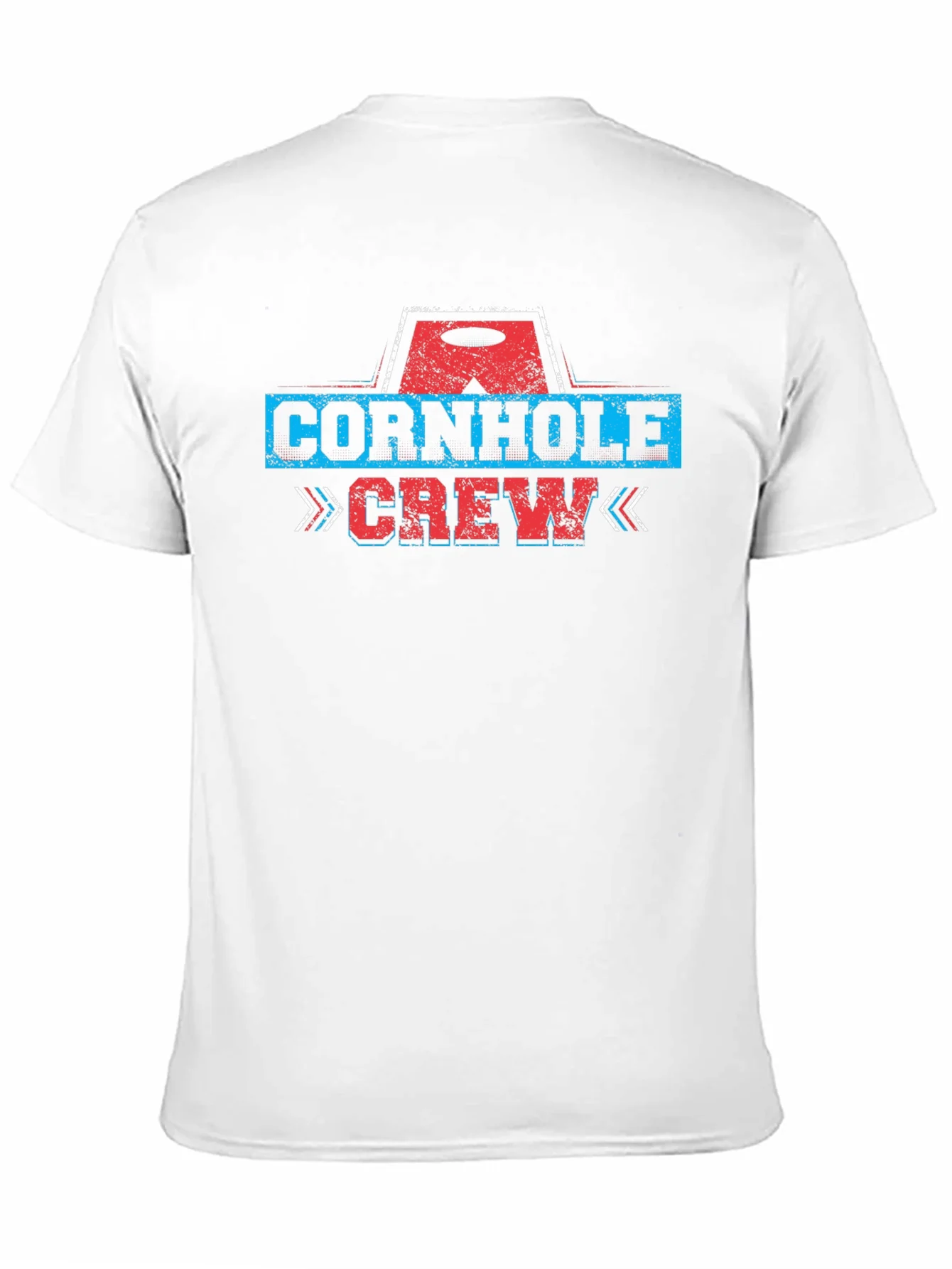 Camiseta Negra Cornhole Crew