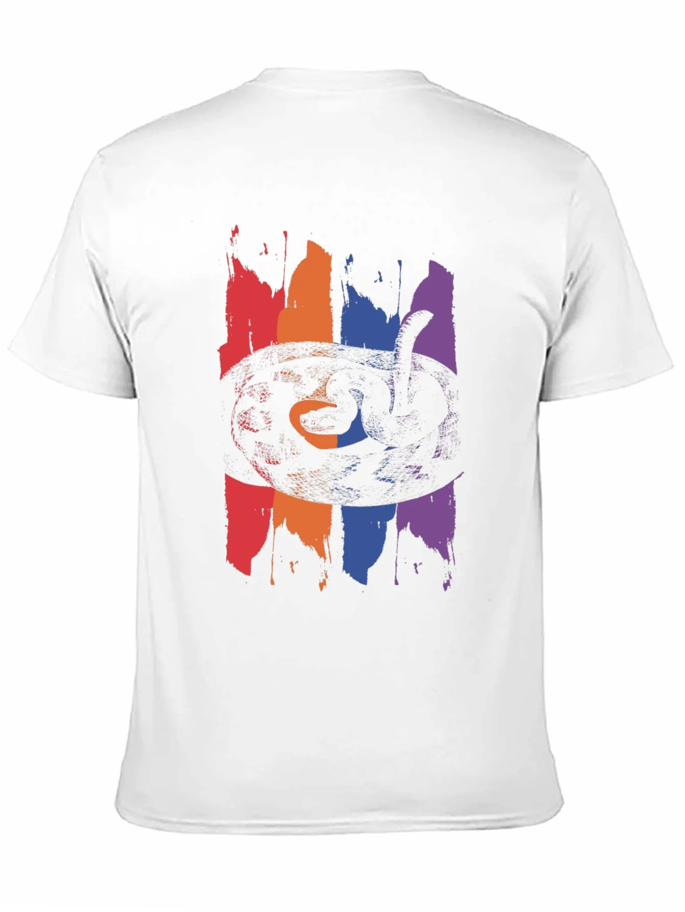 Rebbecca Mens Snake Graphic Tee - Black
