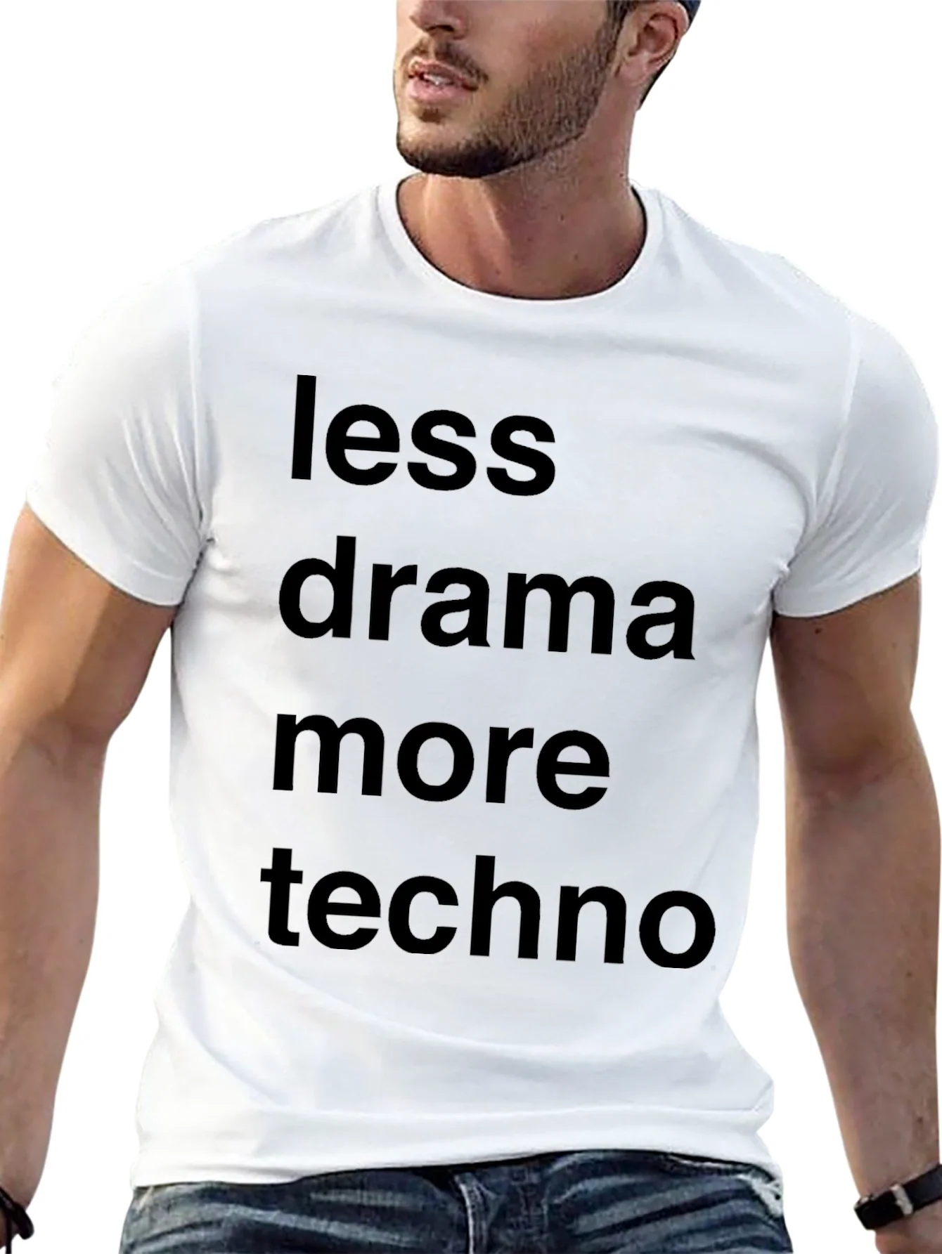 Camiseta Negra: Menos Drama M¨¢s Techno