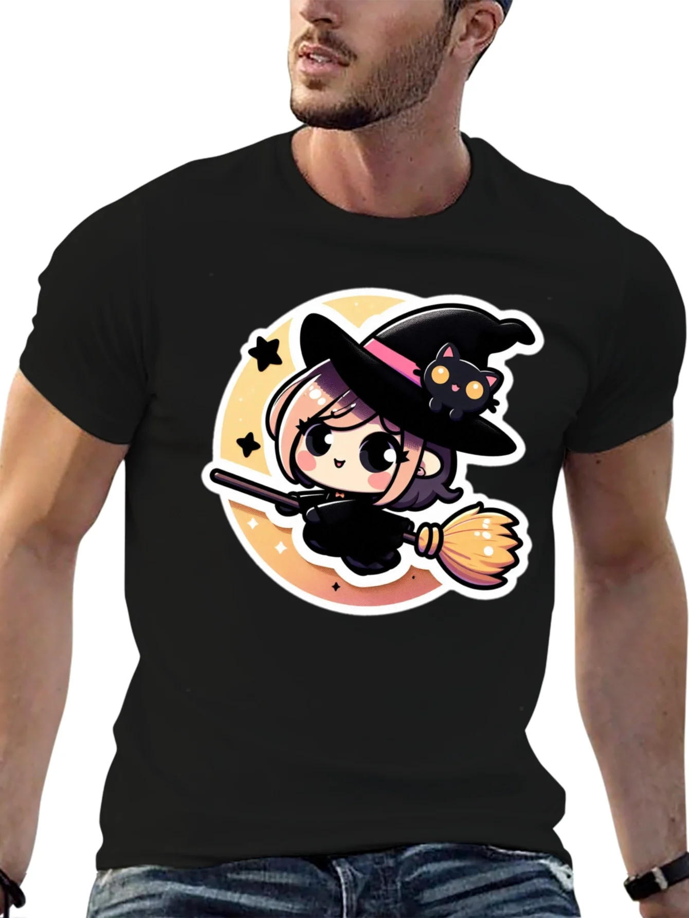 Rebbecca Kawaii Witch T-Shirt - Cute Halloween Tee