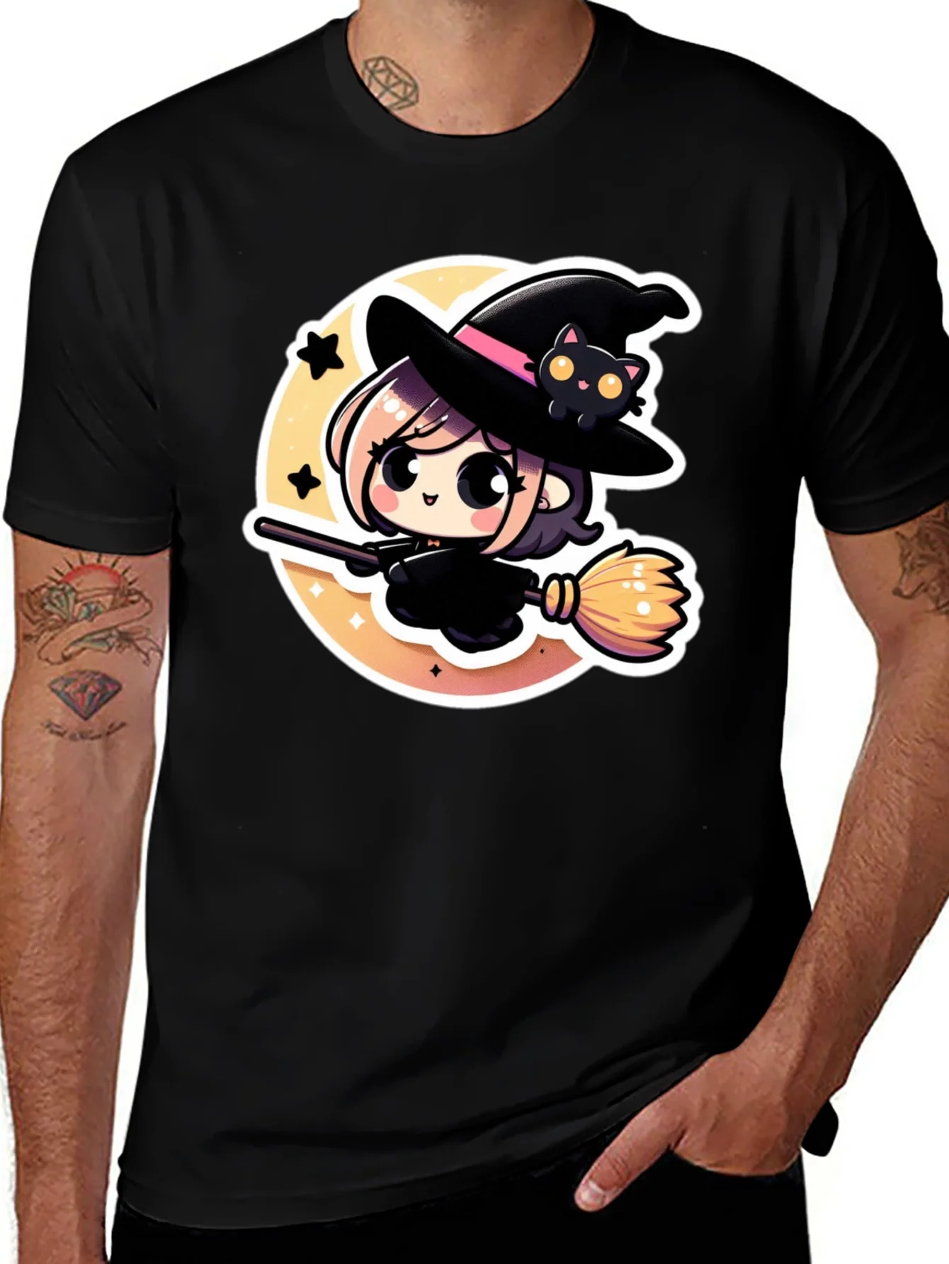 Rebbecca Kawaii Witch T-Shirt - Cute Halloween Tee