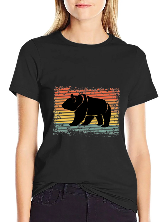 Rebbecca Retro Bear Silhouette T-Shirt