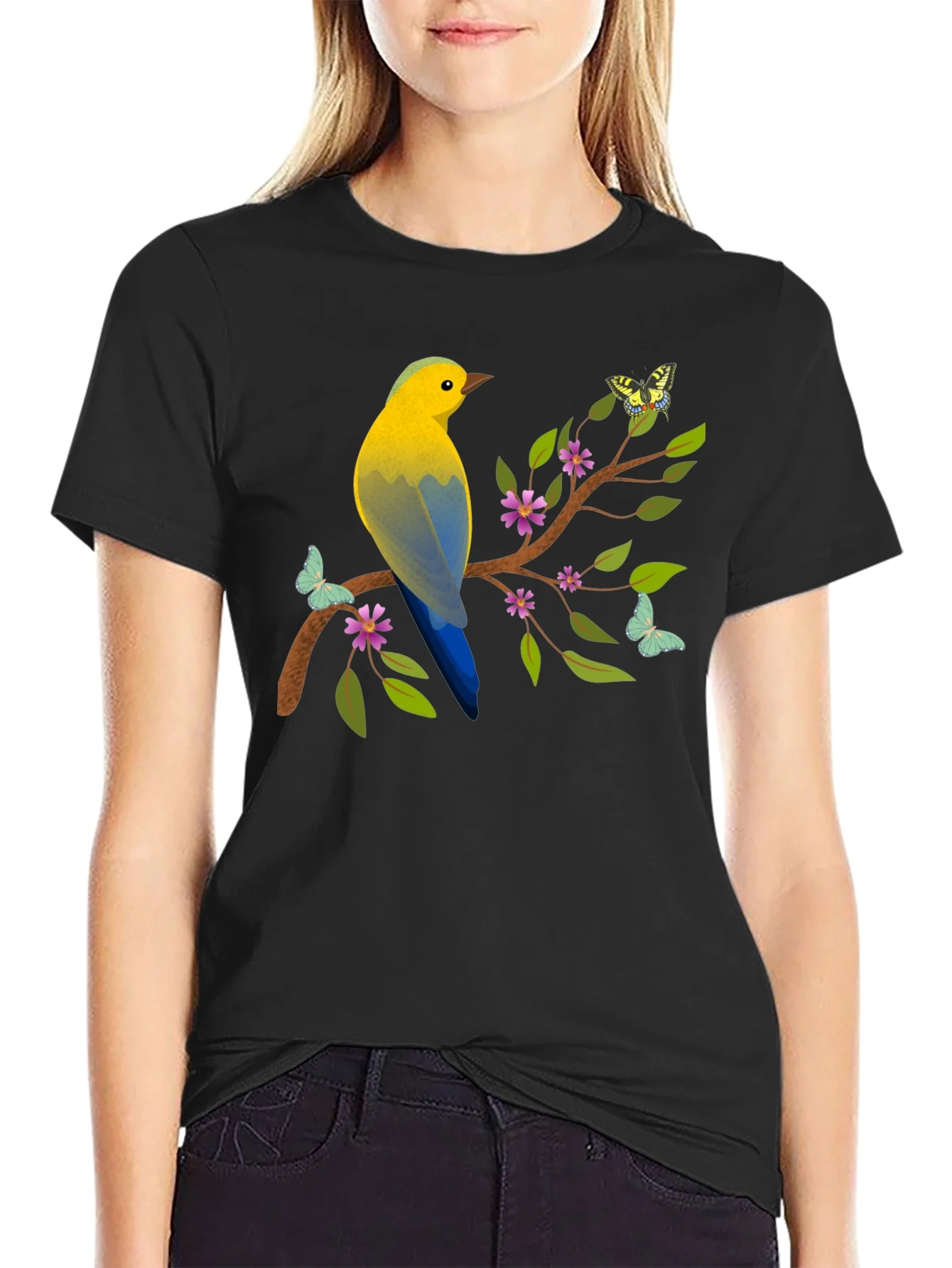 Rebbecca Bird and Butterfly Graphic Tee
