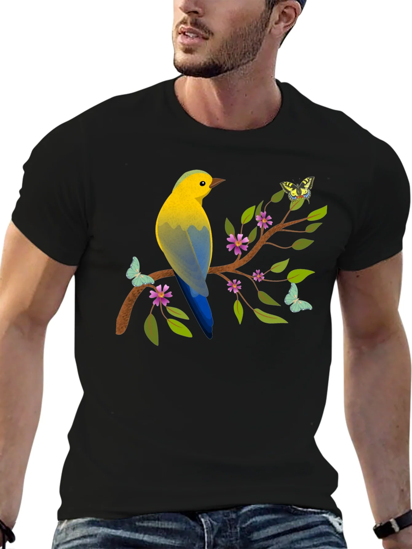 Rebbecca Bird and Butterfly Graphic Tee