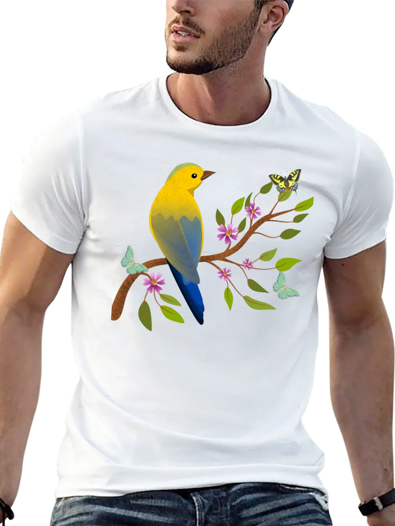 Rebbecca Bird and Butterfly Graphic Tee