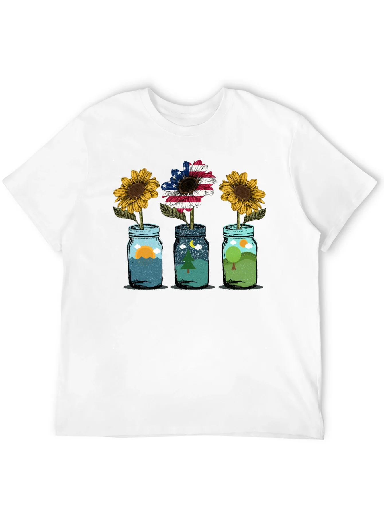 Rebbecca Scenic Sunflower Graphic Tee