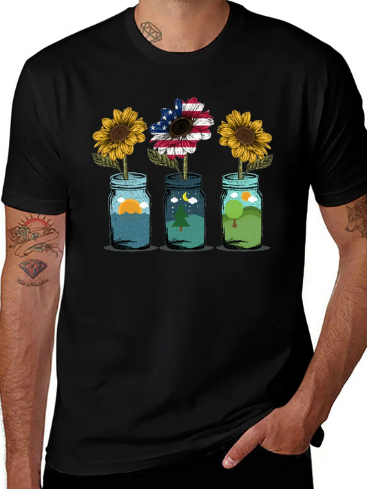 Rebbecca Scenic Sunflower Graphic Tee