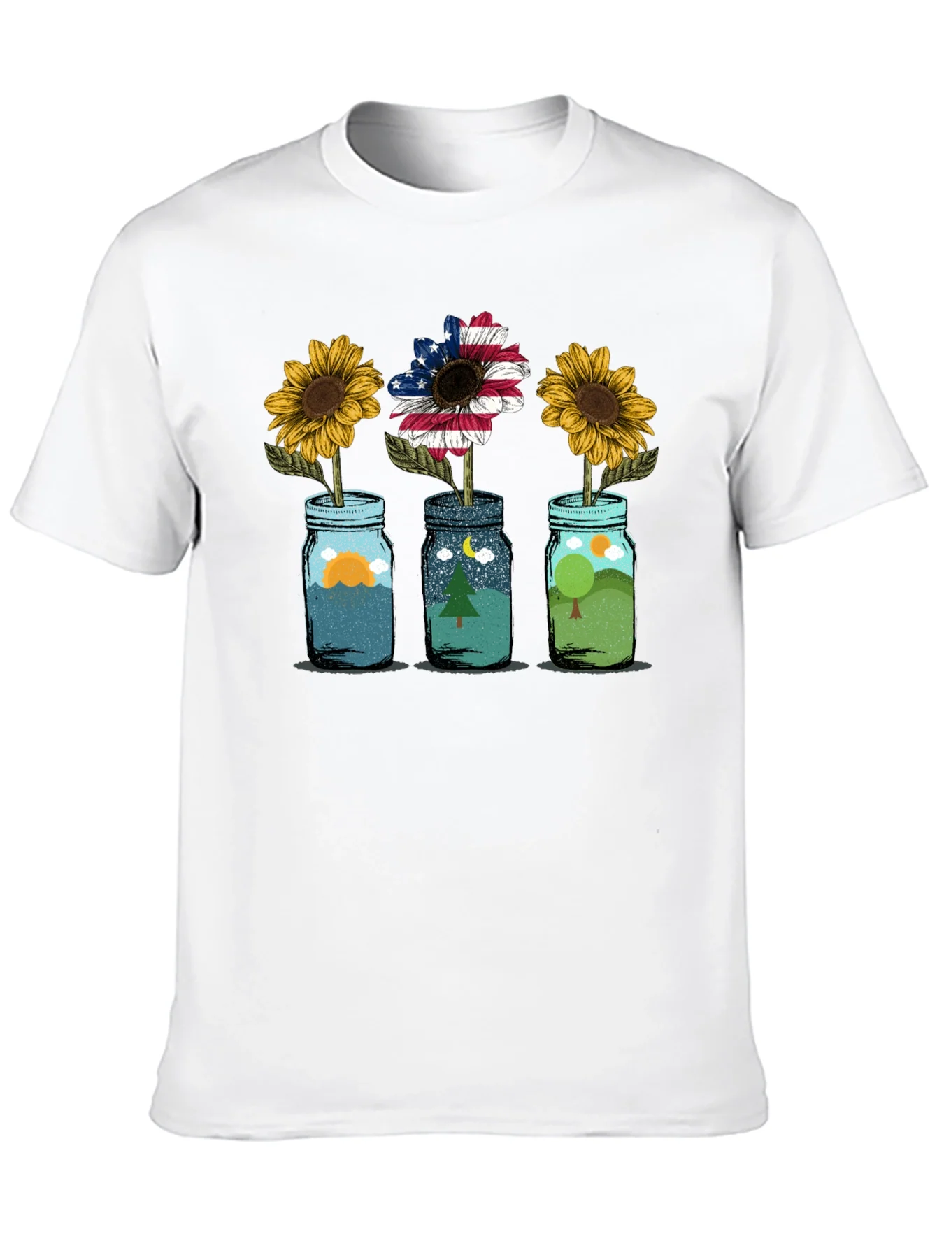 Rebbecca Scenic Sunflower Graphic Tee