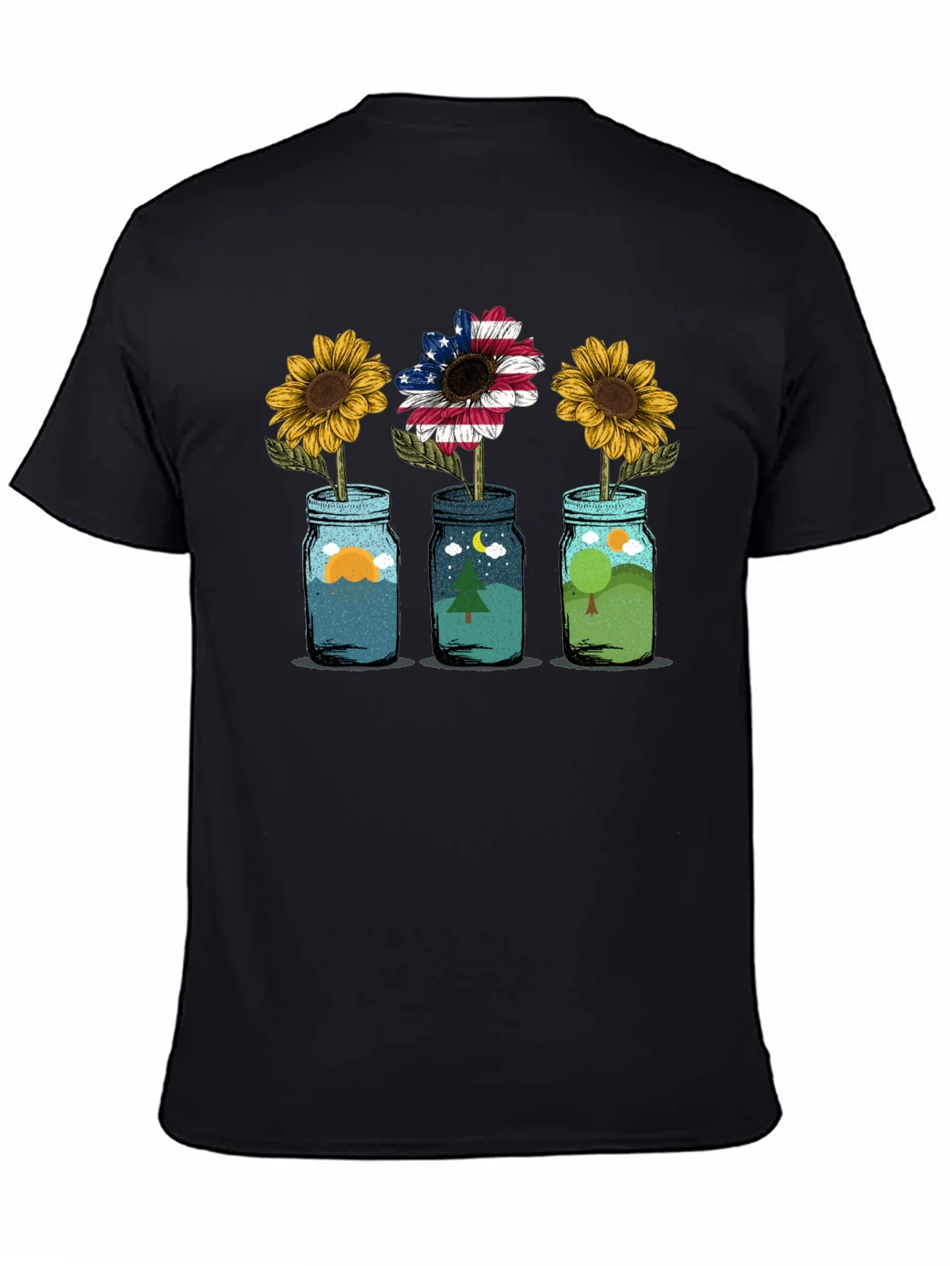 Rebbecca Scenic Sunflower Graphic Tee