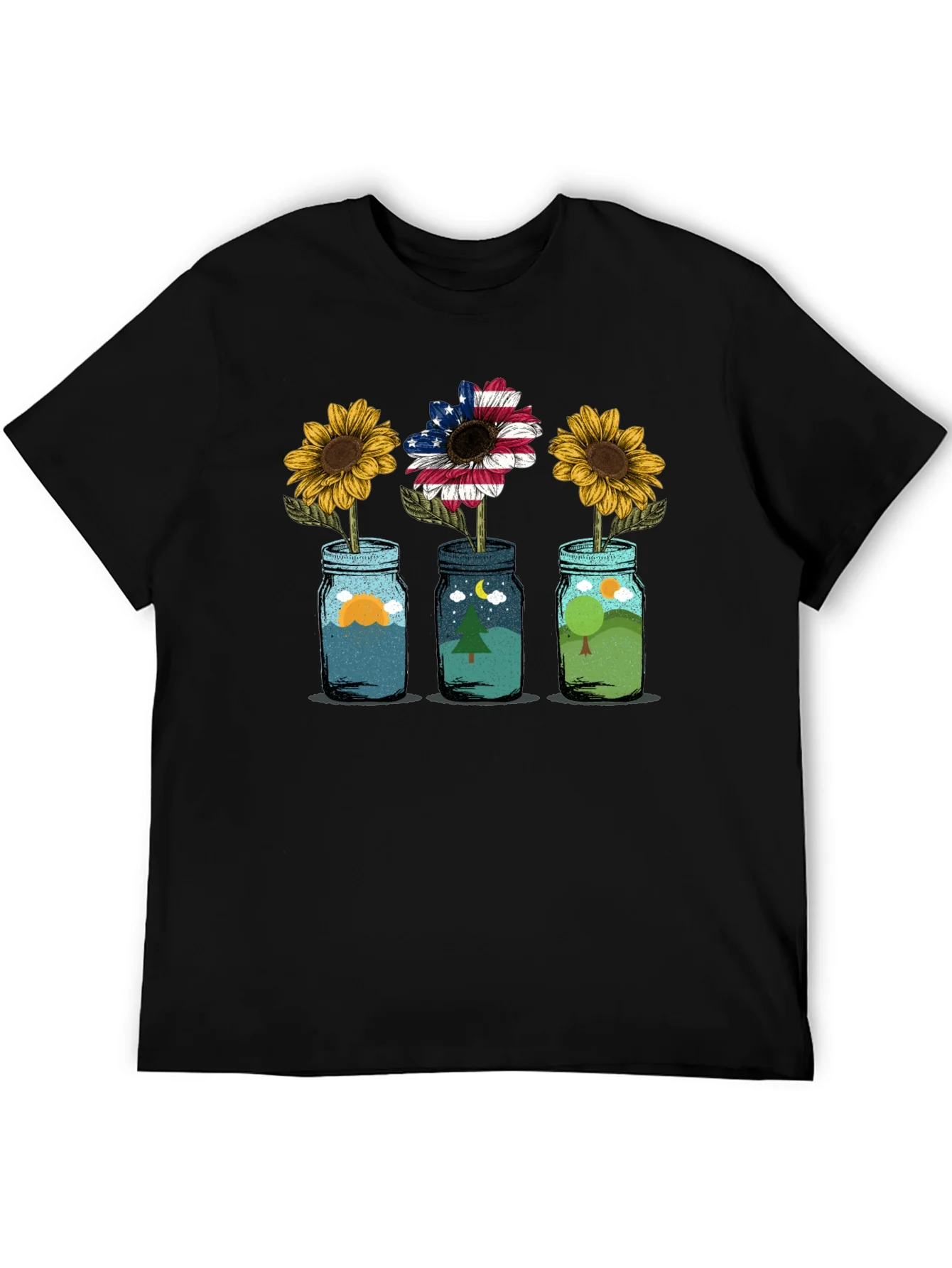 Rebbecca Scenic Sunflower Graphic Tee