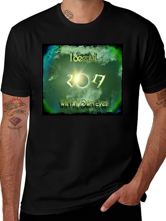 Rebbecca Eclipse 2017 T-Shirt: I Seen It With My Own Eyes Black Tee