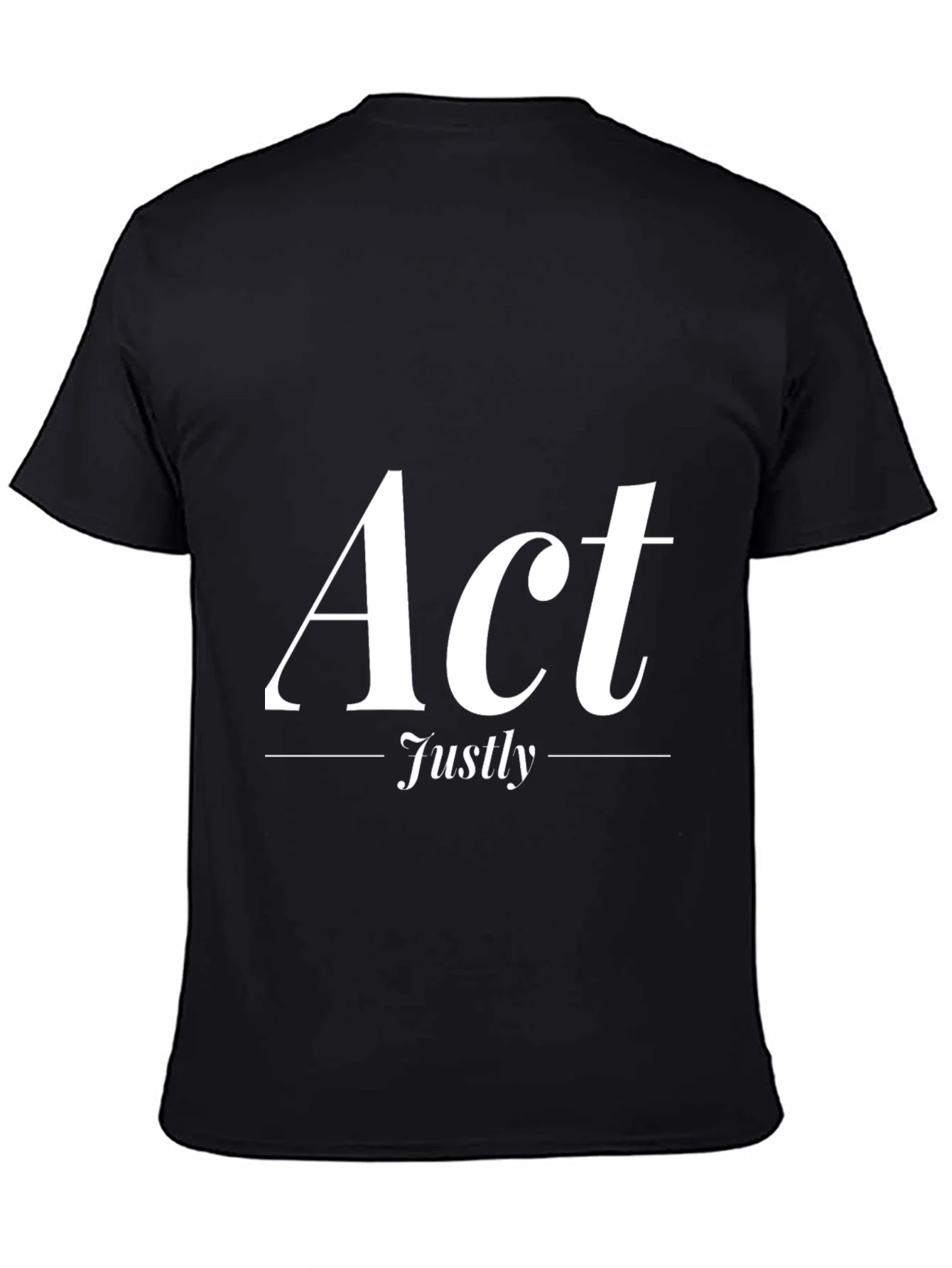 Rebbecca Act Justly Graphic Tee - Stylish & Meaningful