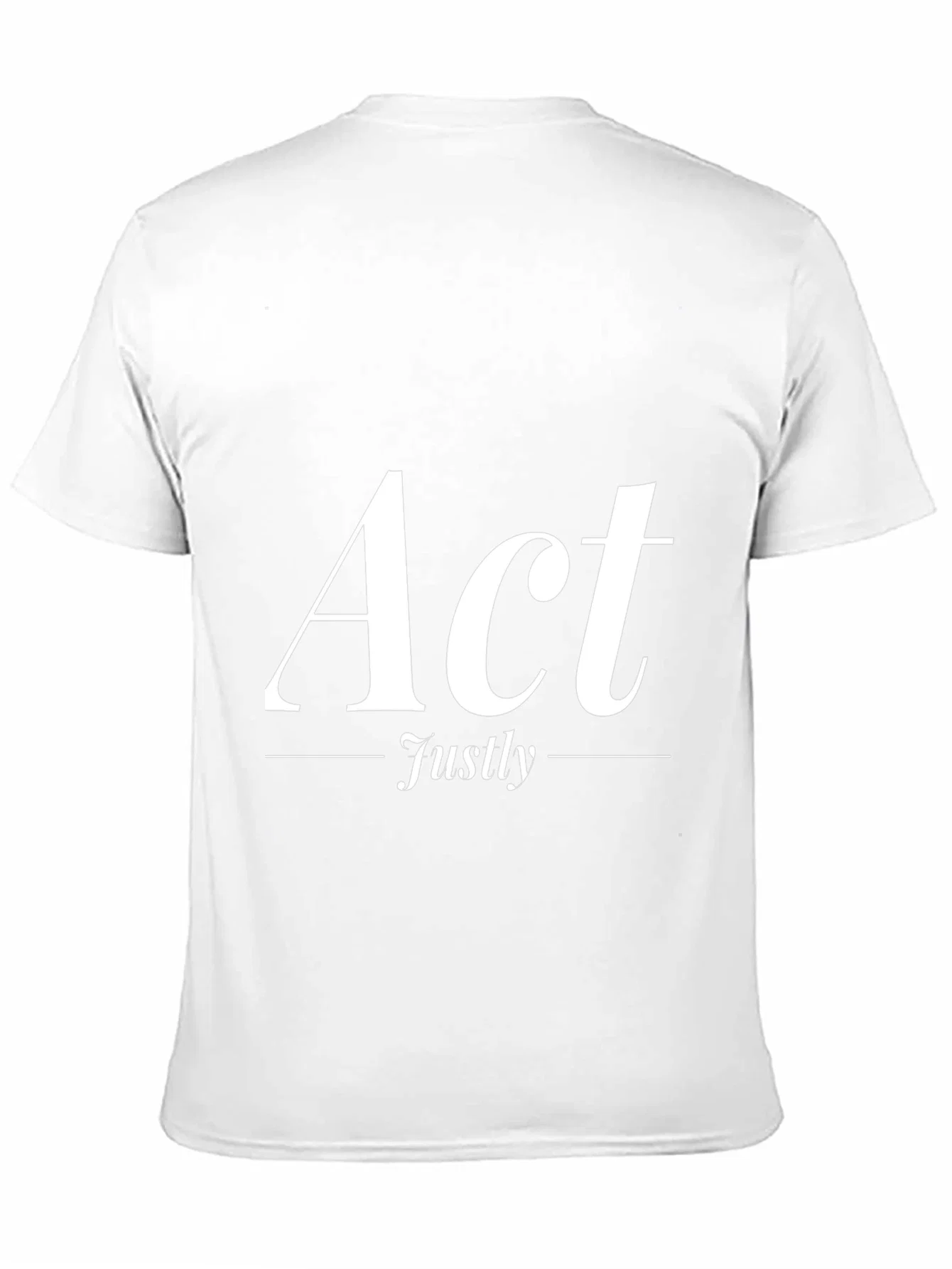 Rebbecca Act Justly Graphic Tee - Stylish & Meaningful