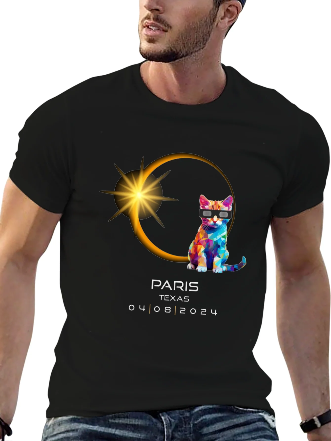 Camiseta Eclipse Solar 2024 Par¨ªs Texas
