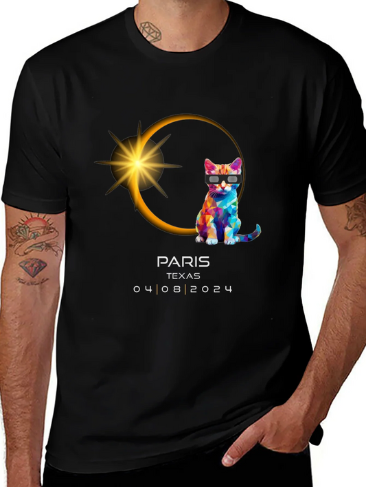 Camiseta Eclipse Solar 2024 Par¨ªs Texas