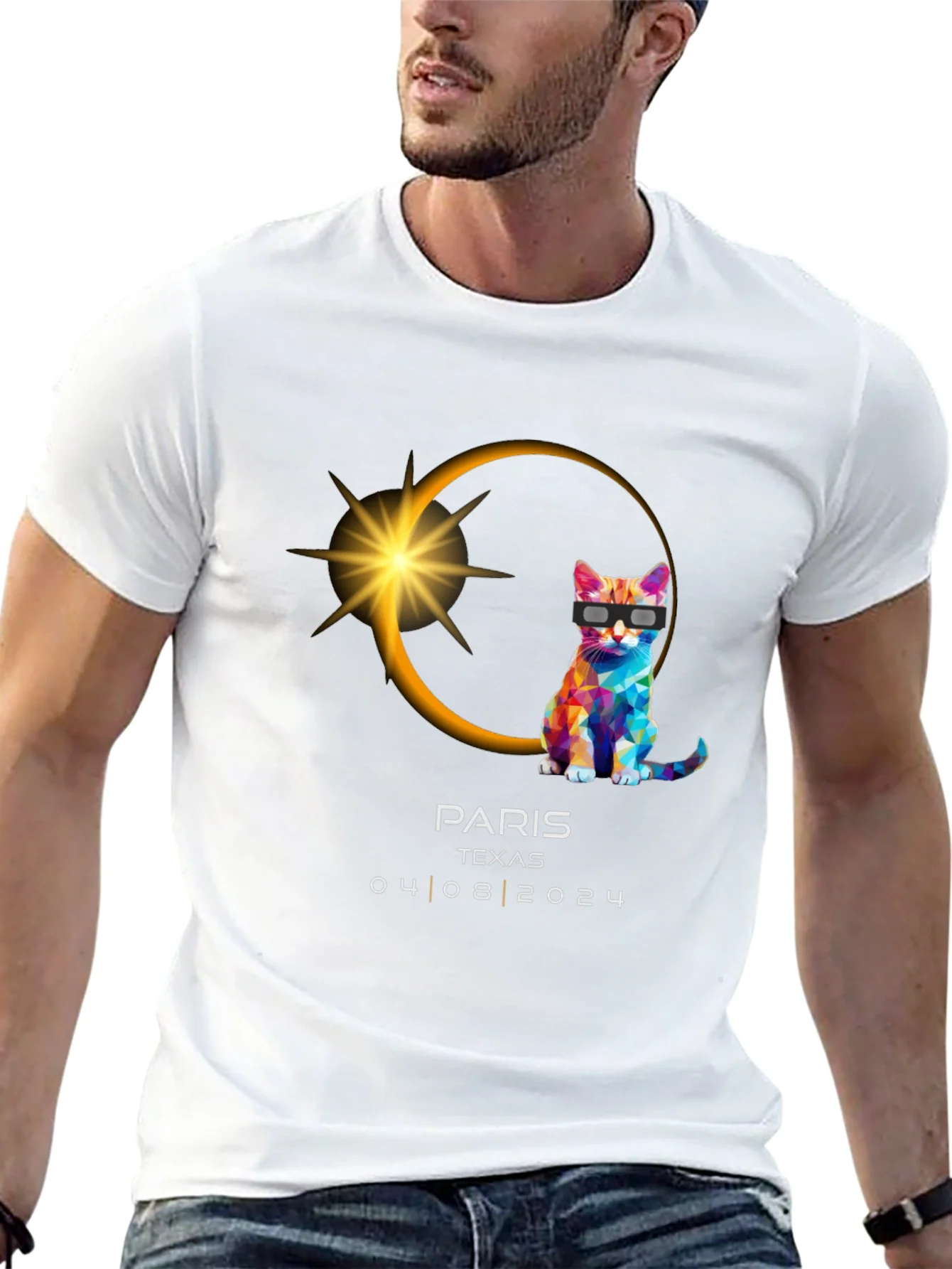 Camiseta Eclipse Solar 2024 Par¨ªs Texas