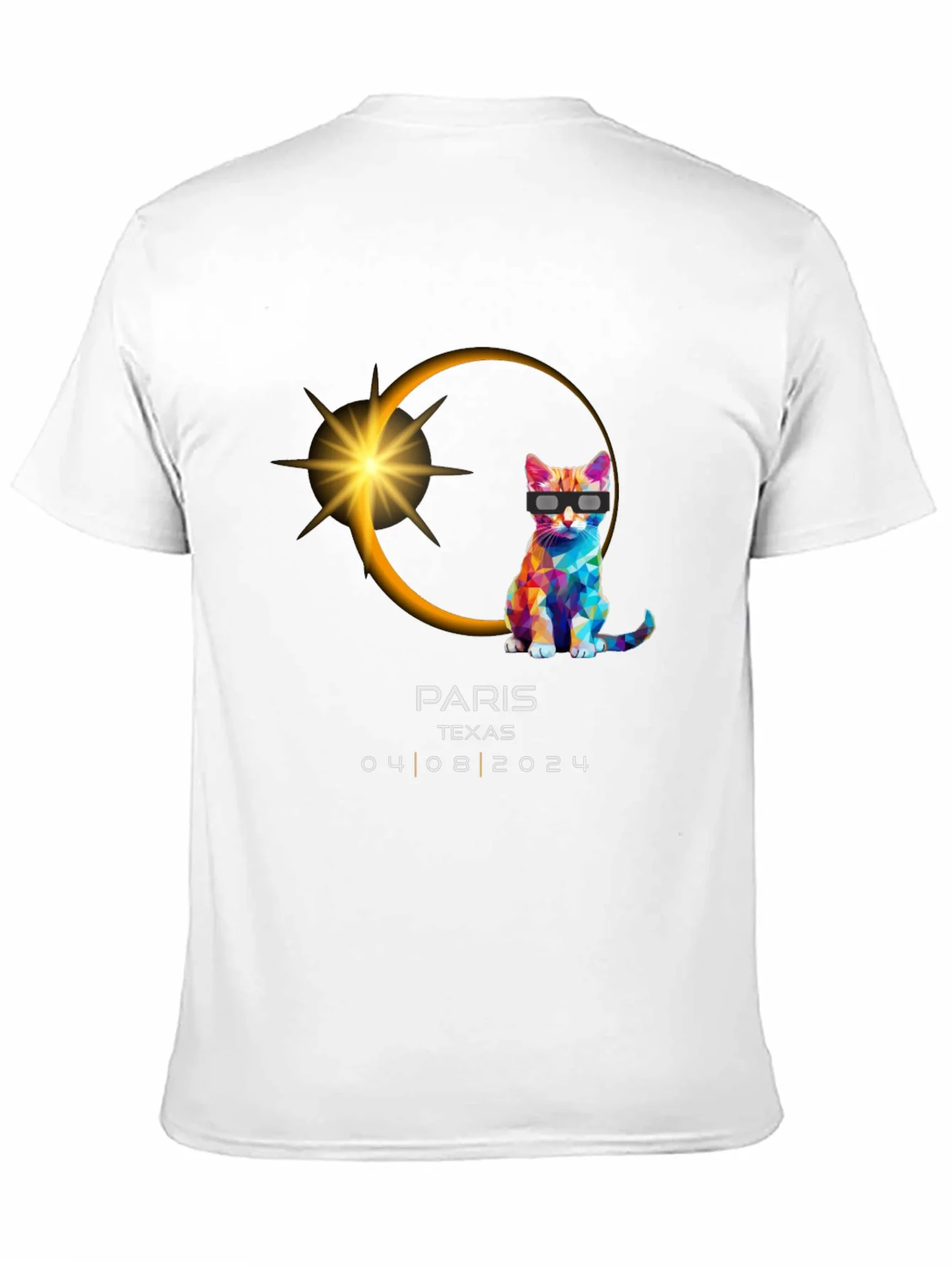 Camiseta Eclipse Solar 2024 Par¨ªs Texas