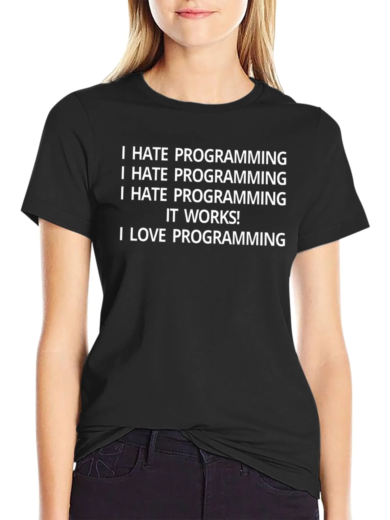 Camiseta Programaci¨®n - Odio y Amor